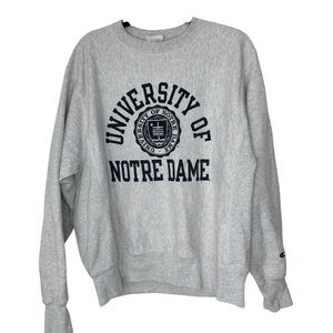 University Of Notre Dame Champion ReverseWeave Crewneck Sweatshirt